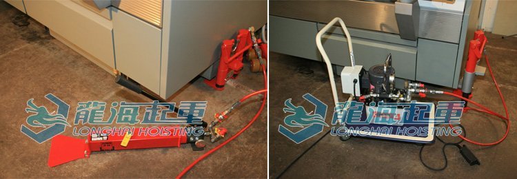 JHP分離式爪式千斤頂應用圖 JHP分離式爪式千斤頂應用圖